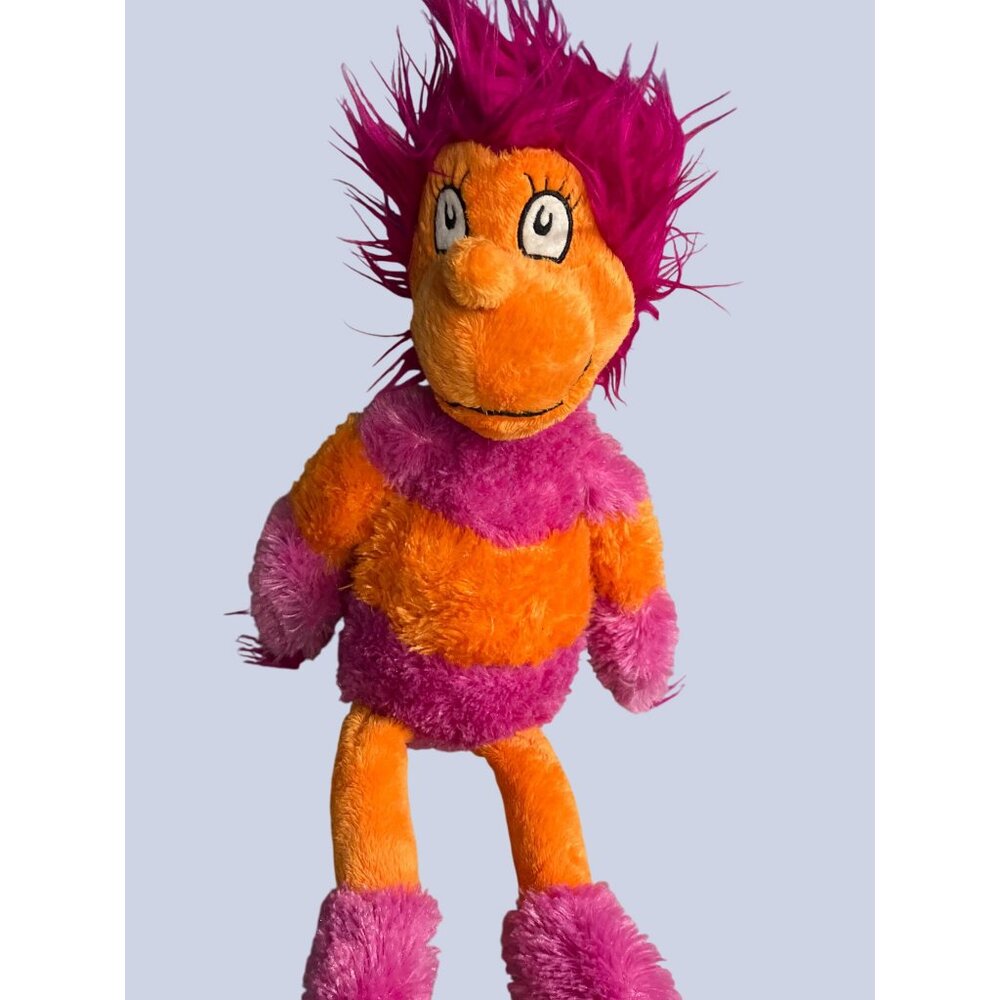 Kohls Cares Dr Seuss Orange and Pink Wocket in My Pocket Stuffed Plush Seuss 17"